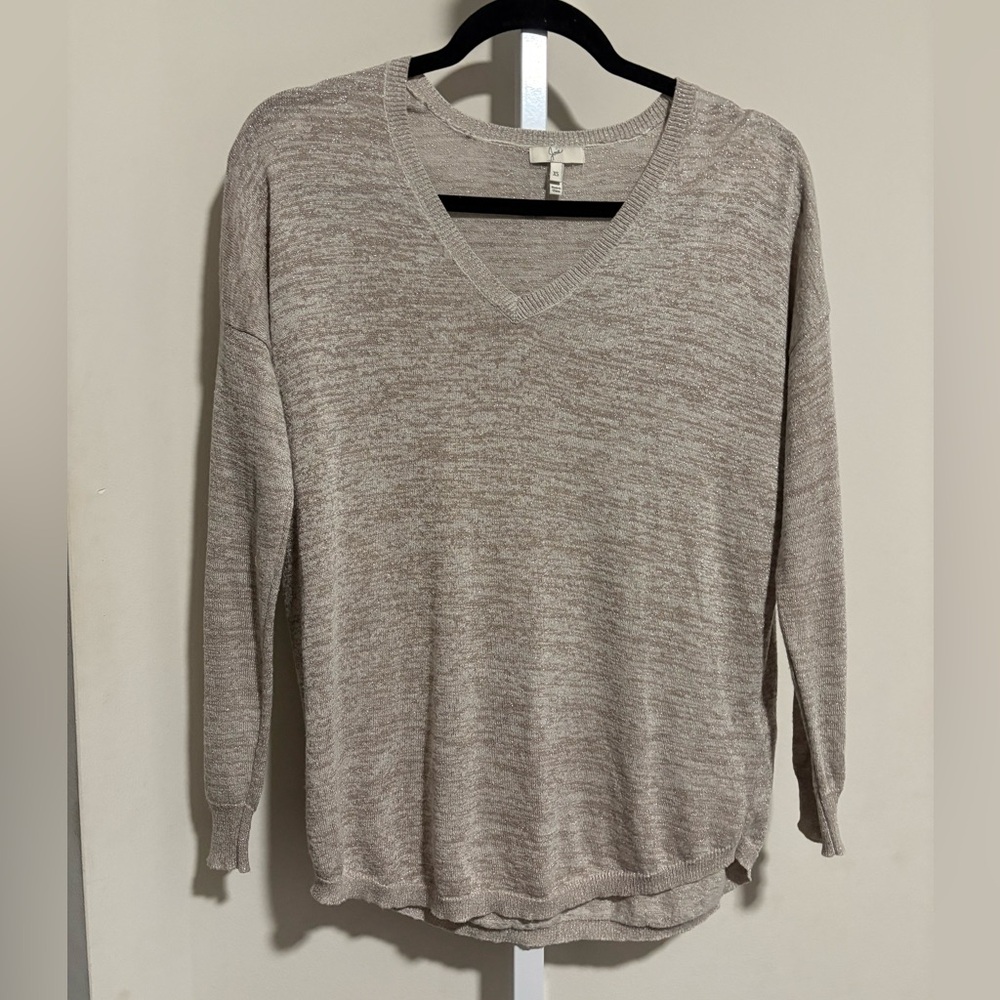 Joie Light Tan Knit Top XS